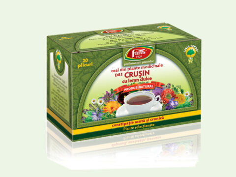 Fares Ceai Crusin Cu Lemn Dulce, Pliculete, 20buc-0 Fares Ceai Crusin Cu Lemn Dulce, Pliculete, 20buc-0