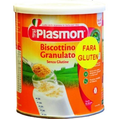 Plasmon Biscuiti Granulati Fara Gluten De La 4 Luni, Biscuiti, 374gr-0