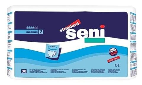 Seni Standard 2 Medium Scutece Adulti, 10buc-0