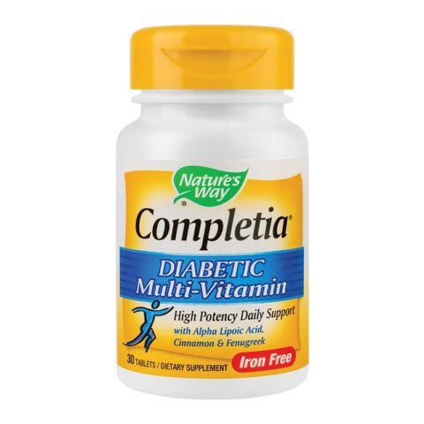 Secom Completia Diabetic Multivitamin Fara Fier Tablete, Tablete, 30buc-0