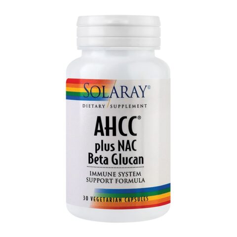 Secom AHCC plus NAC & Beta Glucan, Capsule Vegetale, 30buc-0