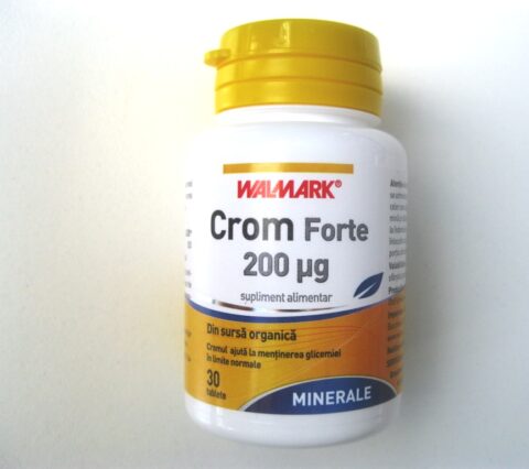 Crom Forte Minerale Tablete, Tablete, 30buc-0 Crom Forte Minerale Tablete, Tablete, 30buc-0