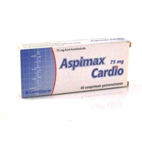 Aspimax Cardio 75 mg Comprimate, Comprimate, 40buc-0 Aspimax Cardio 75 mg Comprimate, Comprimate, 40buc-0