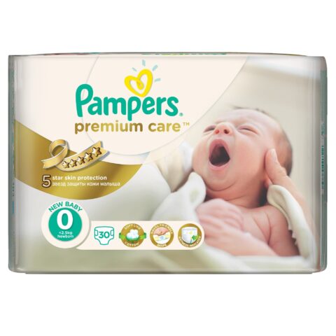 Pampers Premium Care 0 Prematuri 0 - 2.5kg, Scutece, 30buc-0