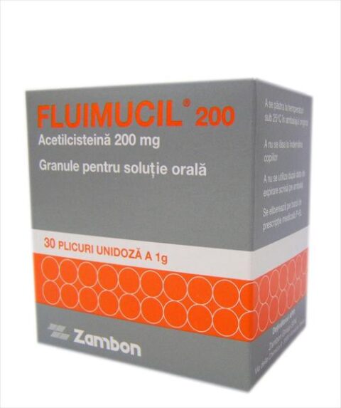 Fluimucil 200 mg Plicuri, Plicuri, 30buc-0 Fluimucil 200 mg Plicuri, Plicuri, 30buc-0