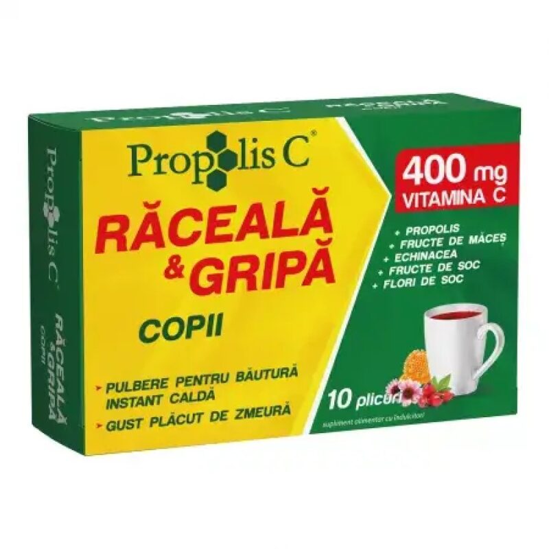Propolis C Raceala si Gripa pentru Copii, Plicuri, 10buc-0