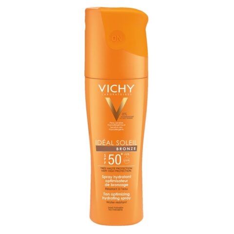 VICHY Ideal Soleil Spray Hidratant Intensificator de Bronz Corp SPF 50, Spray, 200ml-0