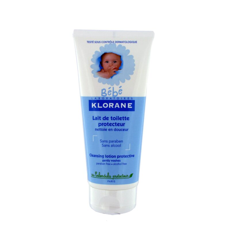 Klorane Bebe Lapte Toalete Protector Cu Extract De Galbenele, Lapte, 200ml-0