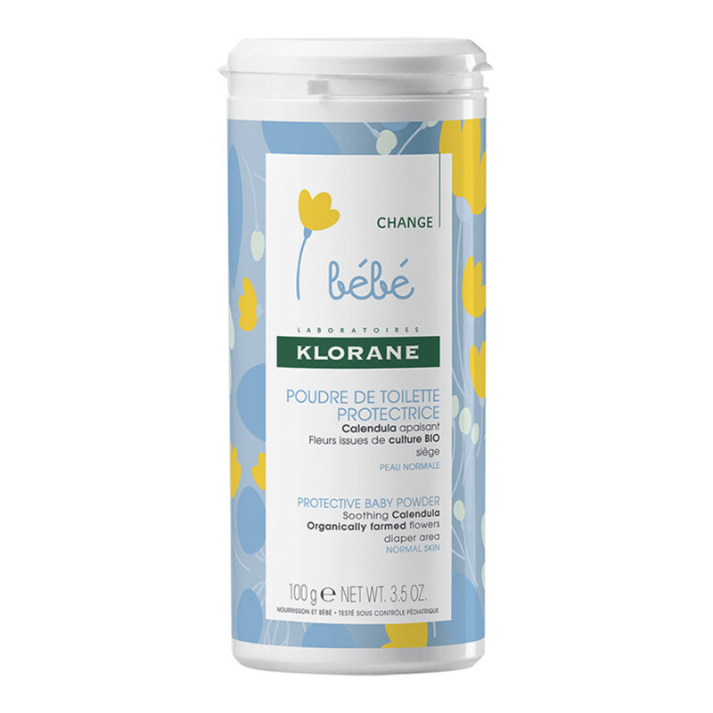 Klorane Bebe Pudra Cu Extract De Galbenele, Pudra, 100gr-0
