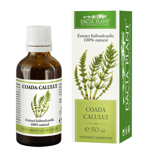 Dacia Plant Tinctura De Coada Calului, Tinctura, 50ml-0 Dacia Plant Tinctura De Coada Calului, Tinctura, 50ml-0