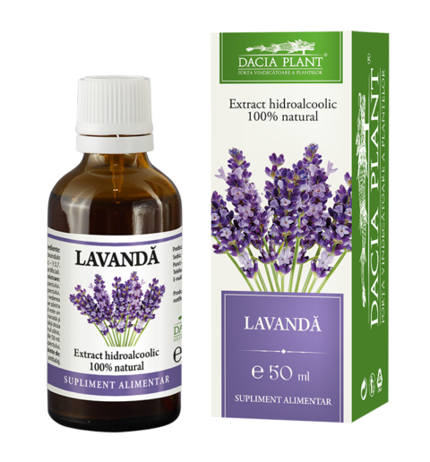 Dacia Plant Tinctura De Lavanda, Tinctura, 50ml-0 Dacia Plant Tinctura De Lavanda, Tinctura, 50ml-0