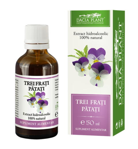 Dacia Plant Tinctura De Trei Frati Patati, Tinctura, 50ml-0 Dacia Plant Tinctura De Trei Frati Patati, Tinctura, 50ml-0