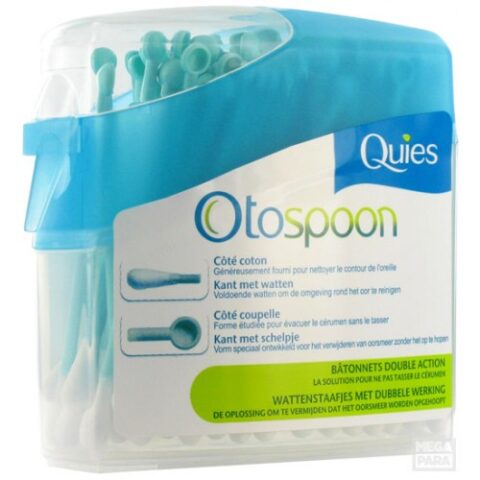 Quies Betisoare De Urechi Cu Dubla Actiune De Curatare, Betisoare, 100buc-0