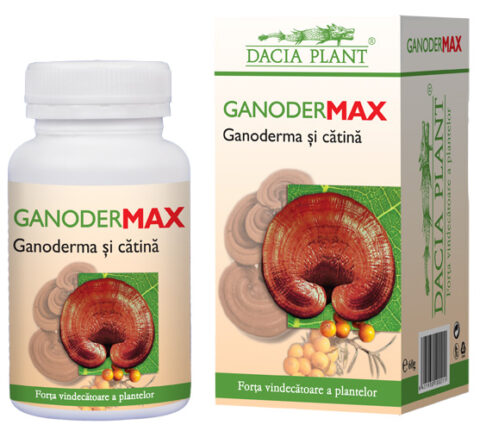 Dacia Plant Ganodermax Comprimate, Comprimate, 60buc -0 Dacia Plant Ganodermax Comprimate, Comprimate, 60buc -0