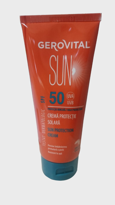 Gerovital Sun Crema Protectie Solara SPF 50, Crema, 100ml-0