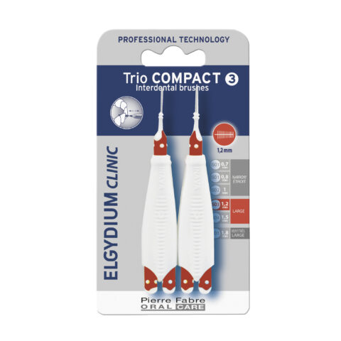 PFOC Elgydium Periuta De Dinti Interdental Trio Compact Large 3, Periuta De Dinti, 1buc-0 PFOC Elgydium Periuta De Dinti Interdental Trio Compact Large 3, Periuta De Dinti, 1buc-0