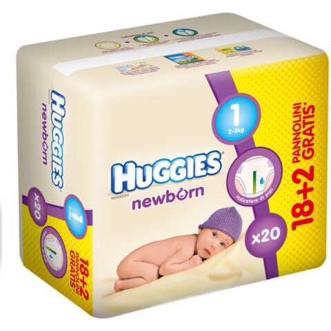 Huggies Scutece New Born 2-5 kg, Scutece, 20buc-0 Huggies Scutece New Born 2-5 kg, Scutece, 20buc-0