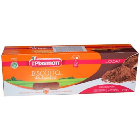 Plasmon Biscuiti Cu Cacao 12+Luni, Biscuiti, 240gr -0 Plasmon Biscuiti Cu Cacao 12+Luni, Biscuiti, 240gr -0