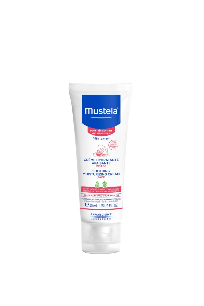 Mustela Crema Hidratanta Calmanta De Fata Pentru Piele Sensibila, Crema, 40ml -0