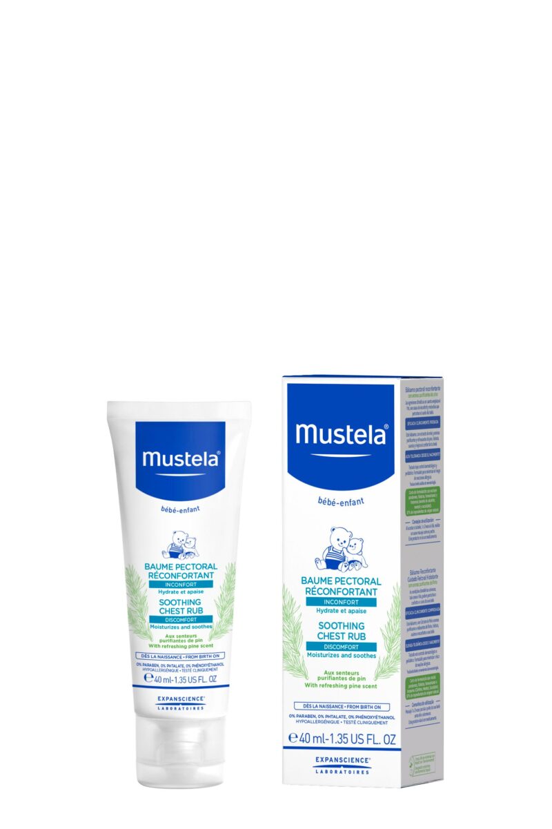 Mustela Balsam Reconfortant Pentru Masaj Pectoral, Balsam, 40ml -0
