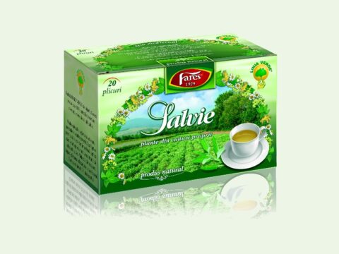 FARES Ceai Salvie, Plicuri, 20 plicuri-0 FARES Ceai Salvie, Plicuri, 20 plicuri-0