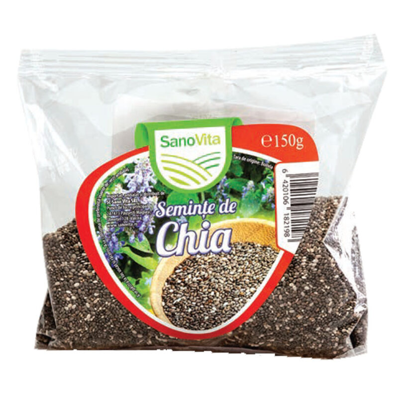 Sano Vita Seminte De Chia, Seminte, 150gr-0