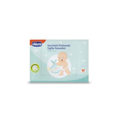 Chicco Pungi Parfumate Pentru Scutece, Pungi, 50buc -0 Chicco Pungi Parfumate Pentru Scutece, Pungi, 50buc -0
