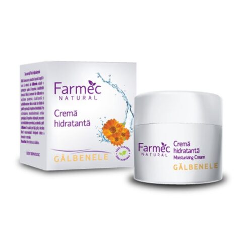 Farmec Natural Crema Hidratanta Galbenele, Crema, 50ml-0 Farmec Natural Crema Hidratanta Galbenele, Crema, 50ml-0
