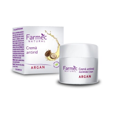 Farmec Natural Crema Antirid Argan, Crema, 50ml-0 Farmec Natural Crema Antirid Argan, Crema, 50ml-0