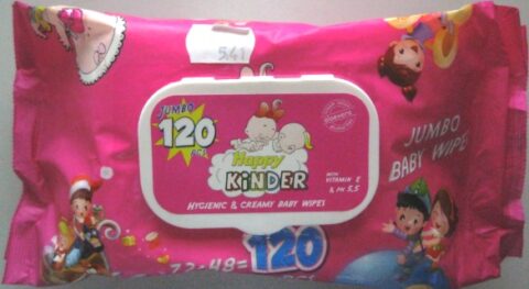 Servetele Umede Happy Kinder, Servetele, 120buc -0