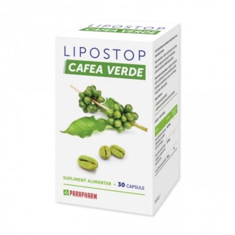 Lipostop Cafea Verde Parapharm Capsule, Capsule 30 buc -0
