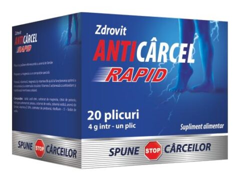 Zdrovit Anticarcel Rapid Plic, Plic, 20 buc-0 Zdrovit Anticarcel Rapid Plic, Plic, 20 buc-0