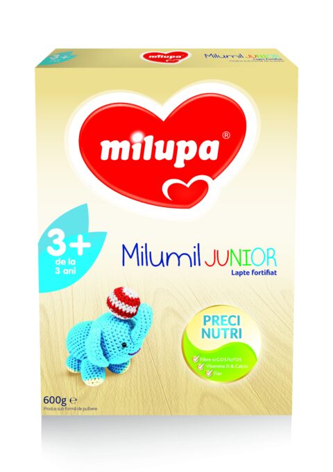 Milupa Milumil Junior 3+ Lapte, Lapte Praf, 600g-0 Milupa Milumil Junior 3+ Lapte, Lapte Praf, 600g-0