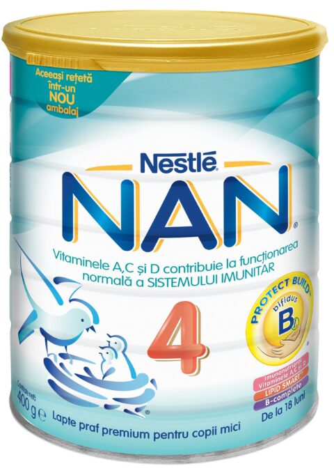 NESTLE Nan 4 Lapte, Lapte Praf, 400g-0 NESTLE Nan 4 Lapte, Lapte Praf, 400g-0