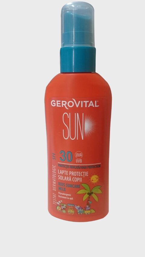 Gerovital Sun Lapte Protectie Solara Copii SPF 30, Lapte, 150ml-0