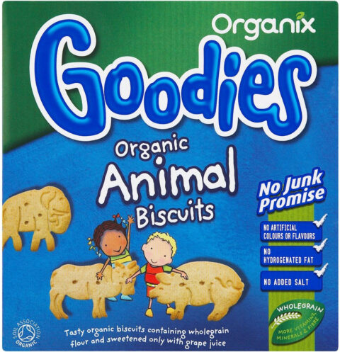 Organix Goodies Biscuiti Ecologici Animale 12+ Luni, Biscuiti,100gr-0 Organix Goodies Biscuiti Ecologici Animale 12+ Luni, Biscuiti,100gr-0