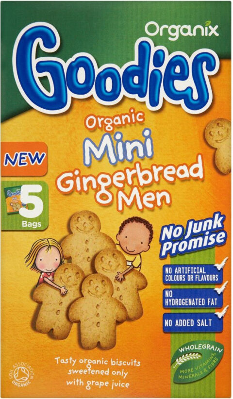 Organix Goodies Biscuiti Ecologici Cu Ghimbir 12+ Luni, Biscuiti, 5x25gr-0 Organix Goodies Biscuiti Ecologici Cu Ghimbir 12+ Luni, Biscuiti, 5x25gr-0