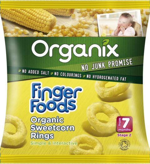 Organix Inele Ecologice Cu Porumb Dulce Expandat 7+Luni, Inele, 20gr-0