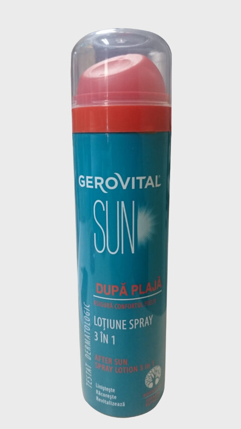 Gerovital Sun Lotiune Spray dupa Plaja 3 in 1, Spray, 150ml-0