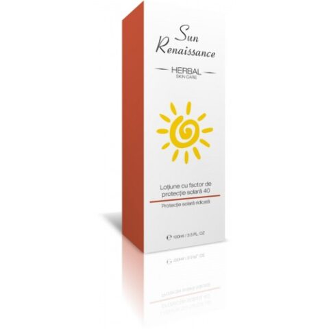 Sun Renaissance Lotiune Cu Factor De Protectie Solara 40, Lotiune, 100ml-0