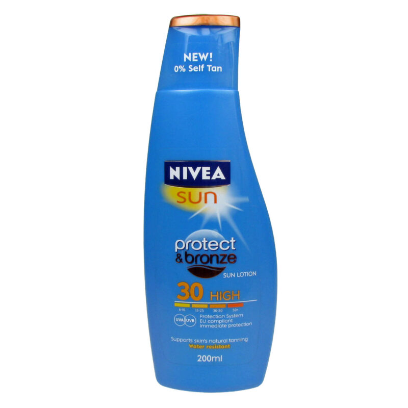 Nivea Sun Lotiune De Protectie Solara Si Bronzare Rapida SPF30+, Lotiune, 200ml-8433