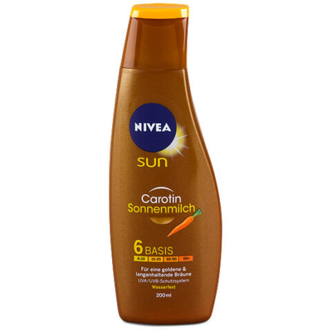 Nivea Sun Lotiune De Plaja Cu Caroten FPS 6, Lotiune, 200ml-0