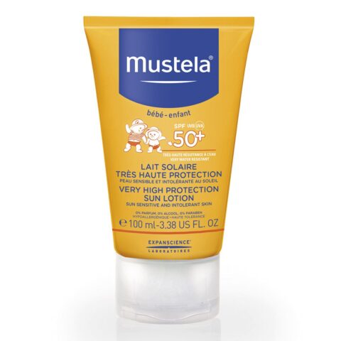Mustela Bebe Lotiune Protectie Solara Bebelusi Si Copii SPF50+, Lotiune,100ml-0