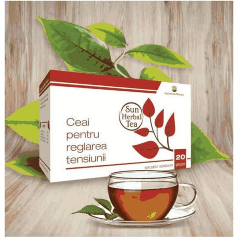 Sun Wave Herbal Ceai Pentru Reglarea Tensiunii, Plicuri, 20buc-0