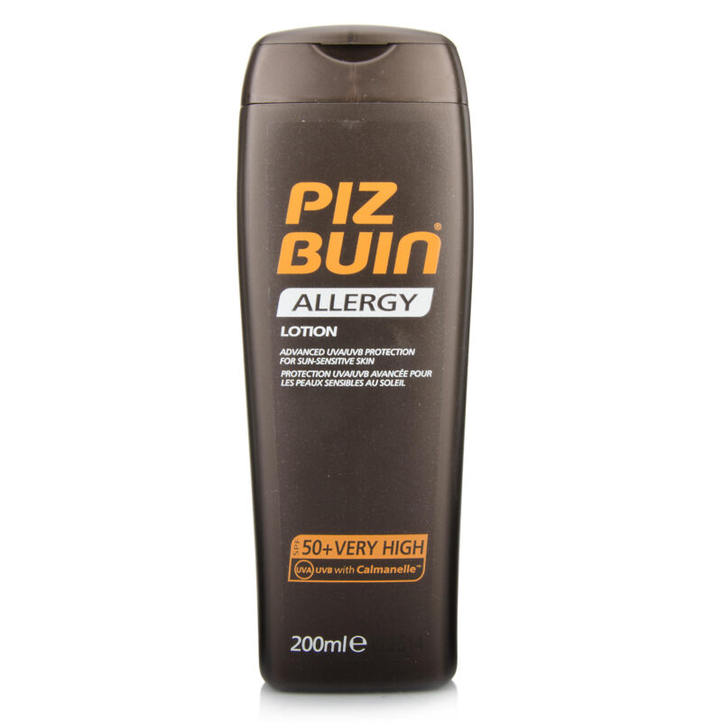 Piz Buin Lotiune Plaja Antialergica SPF 50+, Lotiune, 200ml-0