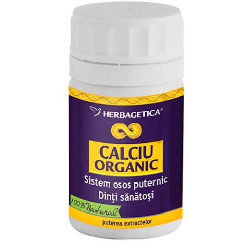 Herbagetica Calciu Organic Capsule, Capsule, 30 buc-0 Herbagetica Calciu Organic Capsule, Capsule, 30 buc-0