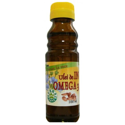 Herbavit Ulei de In Presat la Rece, Ulei, 100 ml-0 Herbavit Ulei de In Presat la Rece, Ulei, 100 ml-0