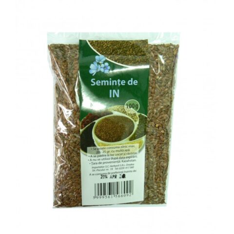 Seminţe de In, Seminte, 100 gr-0