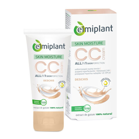 Elmiplant Skin Moisture Crema Colorata Pentru Ten CC Cream Deschis, Crema, 50ml -0