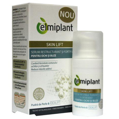Elmiplant Skin Lift Serum Restructurant Si Fortifiant Pentru Ochi Si Buze, Serum, 15ml-0 Elmiplant Skin Lift Serum Restructurant Si Fortifiant Pentru Ochi Si Buze, Serum, 15ml-0
